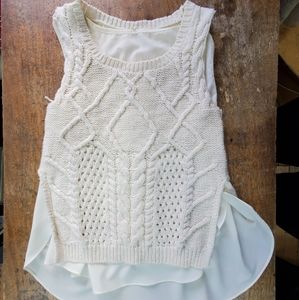 Moth womens sleeveless sweater